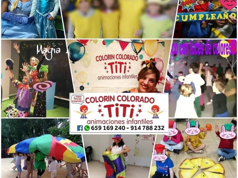 Colorín Colorado Titi Animaciones infantiles y Rivas Chicken con su catering ahora 10% en Julio
